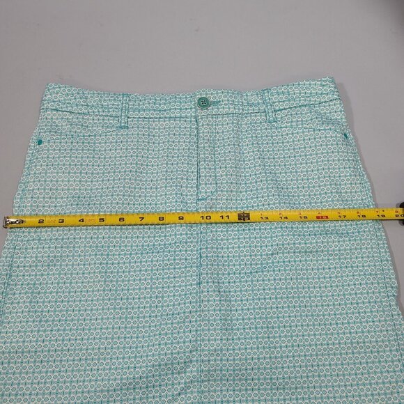 Intro ❤️ Love The Fit  18" Skort Skirt Blue Geometric Size 10 - Picture 9 of 9